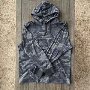 Mens hybrid shirt/sweatshirt